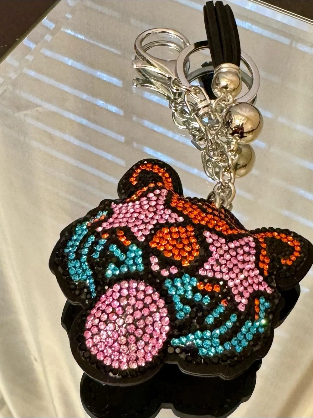 Dopamine Tiger keychain/bag charm BNWT